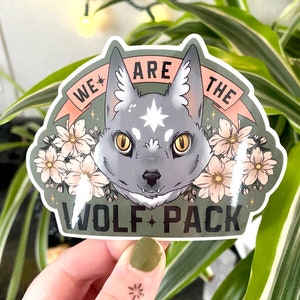 We Are The Wolf Pack Conservation Glossy Sticker