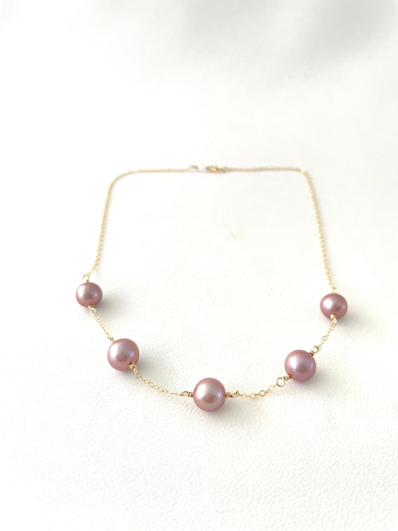 Pearl satellite necklace deals