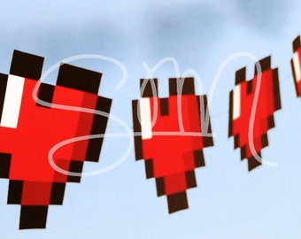 Minecraft Heart Etsy