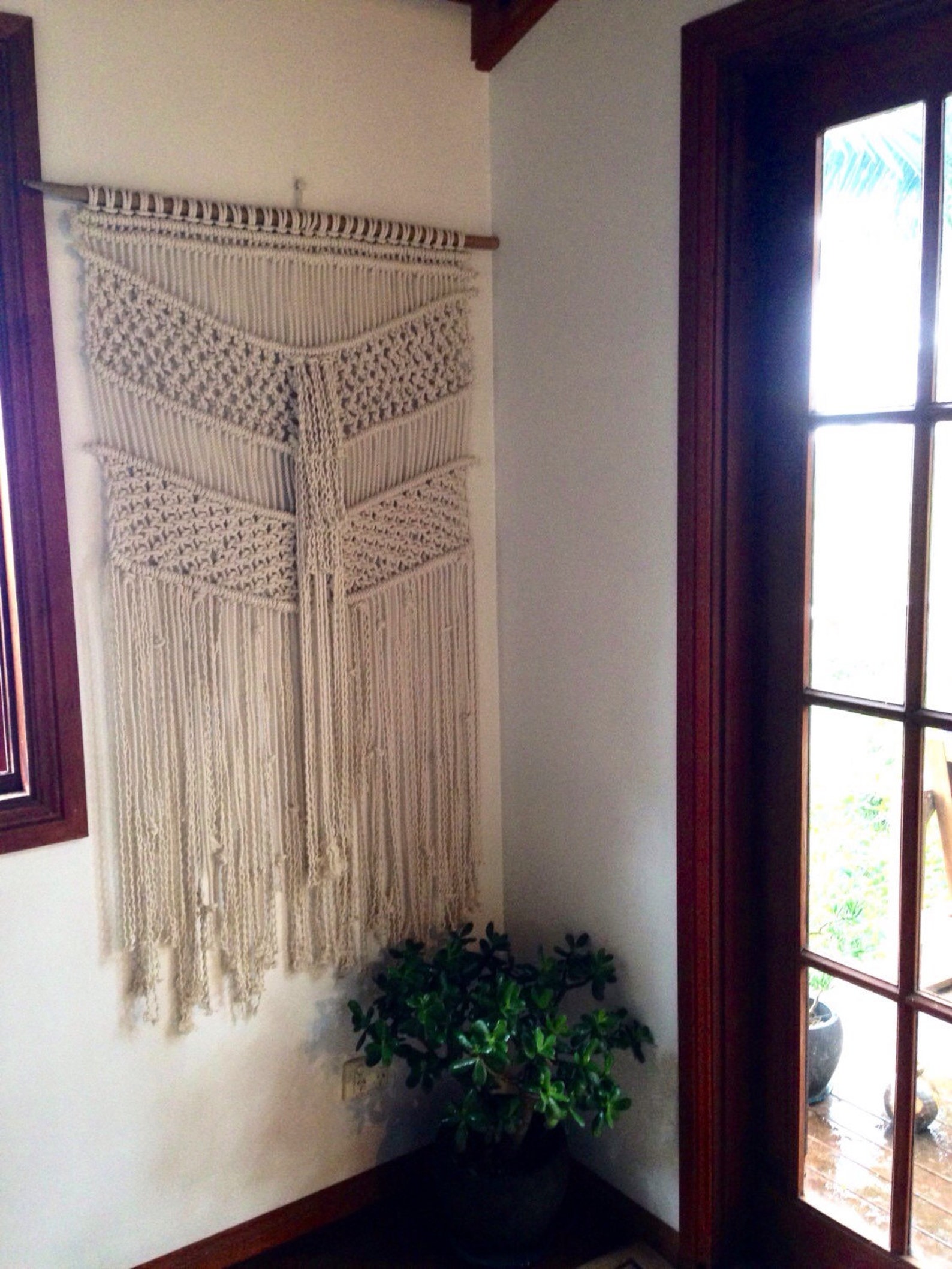 Large Macrame Wall Hanging/ Rope Wall Art/ Fringing/wall Etsy Australia
