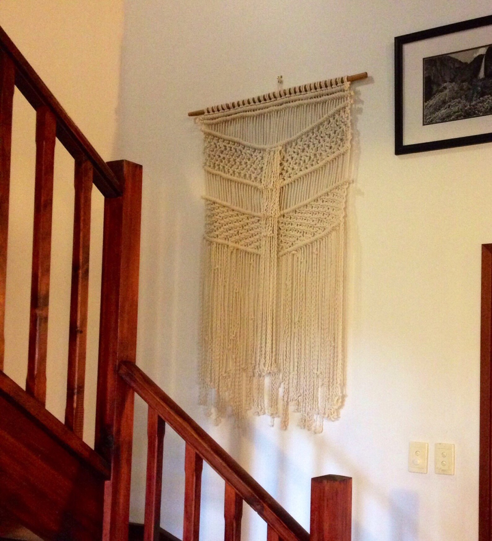 Large Macrame Wall Hanging/ Rope Wall Art/ Fringing/wall Etsy Australia