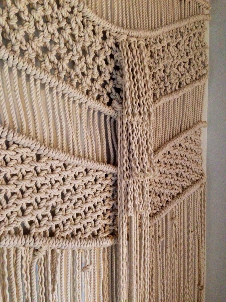 Large Macrame Wall Hanging/ Rope Wall Art/ Fringing/wall Etsy Australia