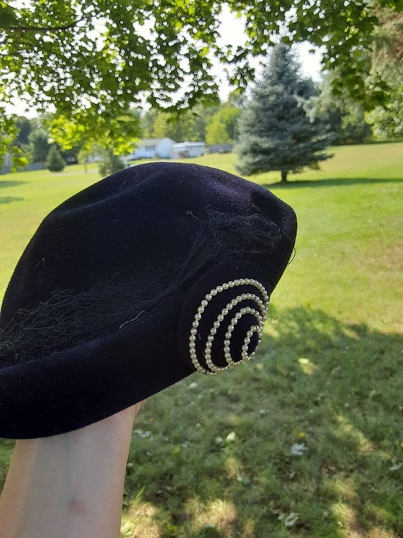 40s / 50s  Italian Women's Fashion Hat - Vintage … - image 3