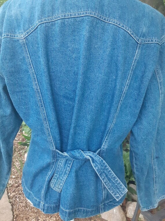 Vintage Jean Jacket - Cute Women's Fitted Style -… - image 3
