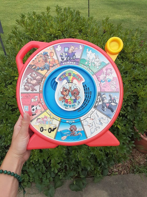 SALE 1992 Color Pals See n Say Vintage Matel Toys 90s Nostalgia