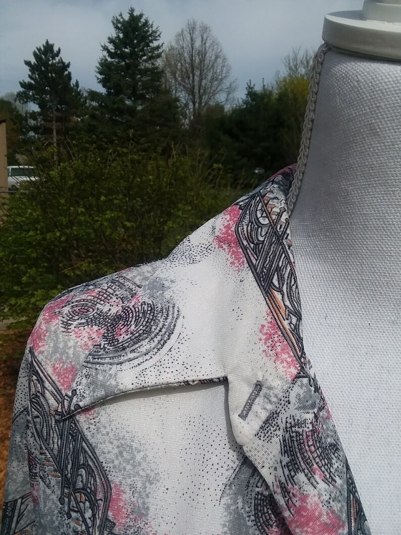 XL 70s Stairway To Heaven Collared Blouse Alex Colman