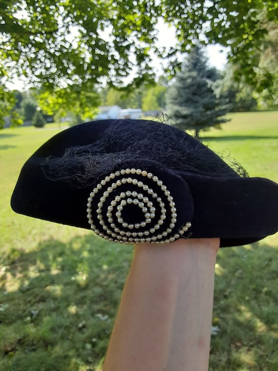 40s / 50s  Italian Women's Fashion Hat - Vintage … - image 1