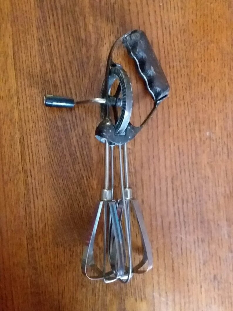 Vintage Egg Beaters Stainless Steel Hand Crank Mixer Etsy
