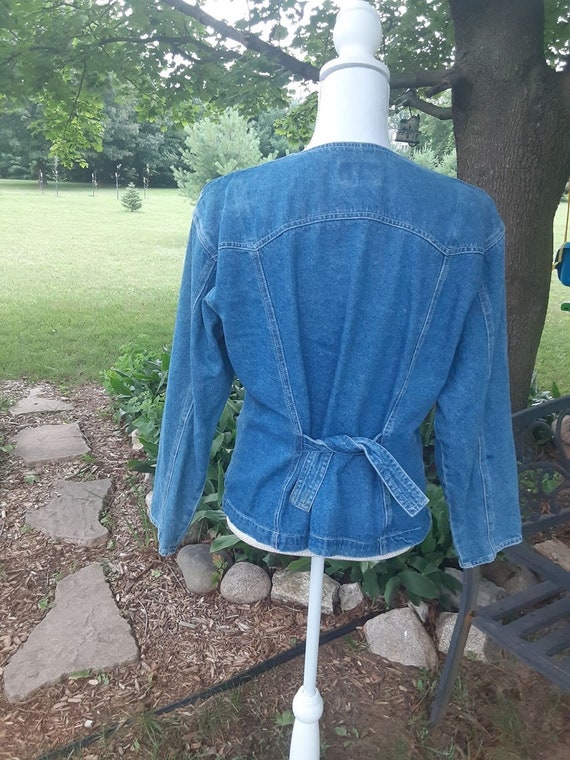 Vintage Jean Jacket - Cute Women's Fitted Style -… - image 2