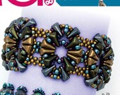 KIT Velourex Bracelet - Mystic Ovals Bracelet Kit as seen on the cover of Bead Button February 2019