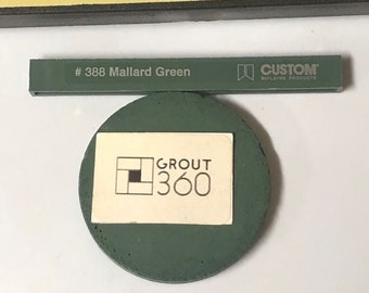 Grout360 Matches 388 Mallard Green, Sanded Grout. Shipping Included. Tile Grout Colors