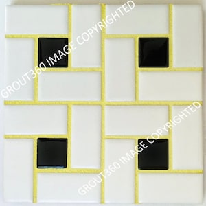 Lemon Yellow 10 Pound Bag, Sanded Grout. Tile Grout Colors. 10 pounds of grout