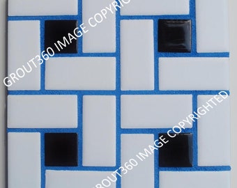 Buzzed Blue 10 Pound Bag, Sanded Grout with Blue Colorant added. Tile Grout Colors. 10 pounds of grout