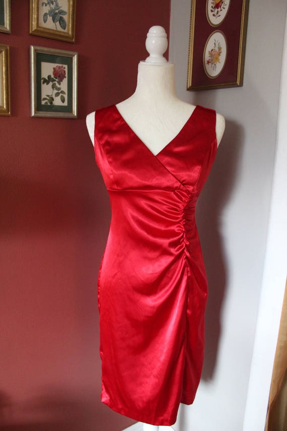 Vintage Blondie Nites by Linda Bernell Red Dress