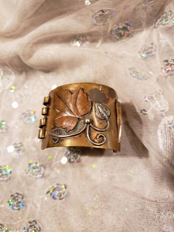 Trench Art Bracelet/ World War 2 Jewelry/ Trench A