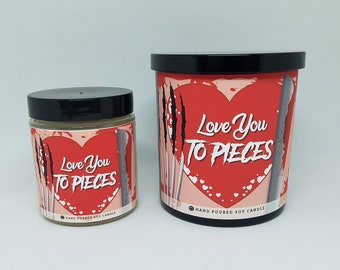 Valentine's Day Horror Candle︱Handmade 9oz Soy Candle︱Valentine's Day Candle︱Scented | Mix & Match | Gifts for Her, Gifts for Him, V-day