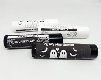 Halloween Wedding Favors | Til We Are Ghosts Lip Balm | Spooky Season