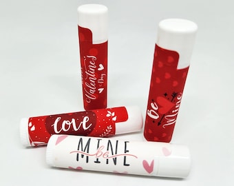 Valentine's Day Lip Balm | Flavored Valentine Favors