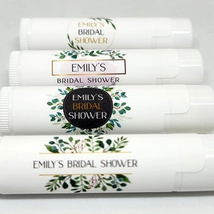 Bridal Shower Lip Balm | Bridal Shower Favors, Wedding Favors | Custom Favors, Wedding Lip Balm, Personalized Lip Balm, Wedding Giveaways
