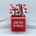Valentine's Day Horror Pop-Up Greeting Card | Valentine's Day Card | Valentine's Day, Gifts for Her, Gifts for Him, V-day 