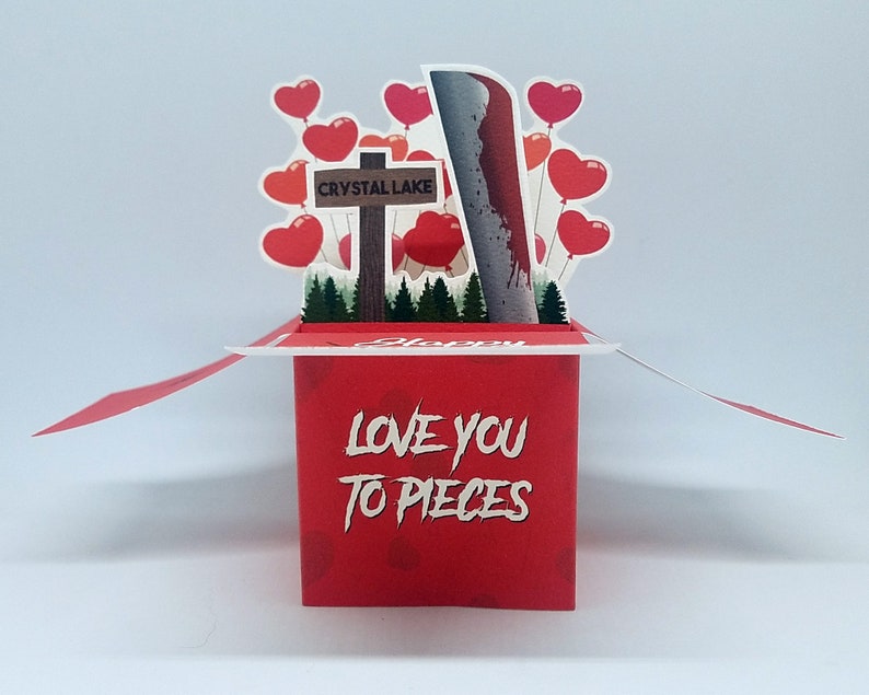 Valentine's Day Horror Pop-Up Greeting Card  image 1