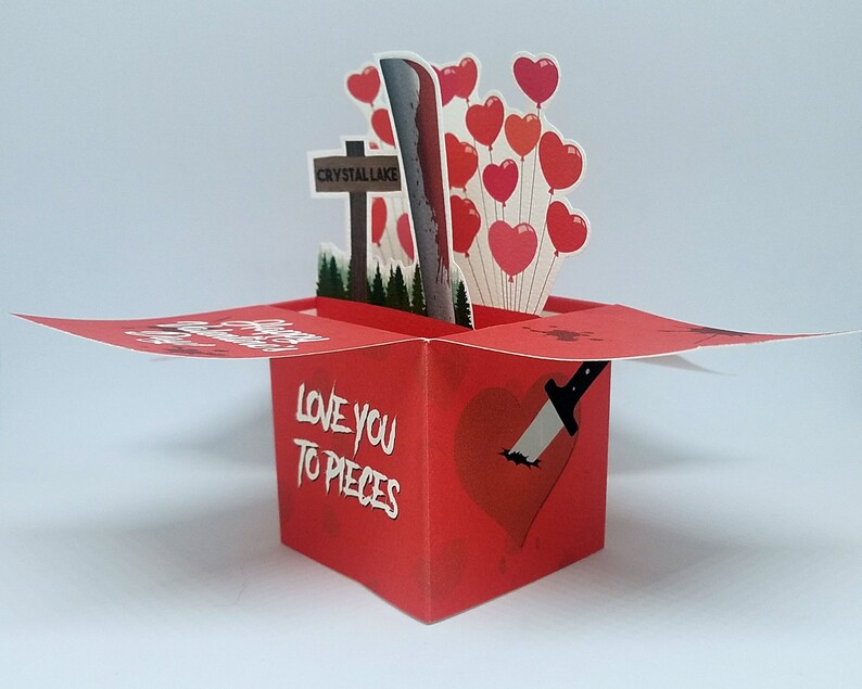 Valentine's Day Horror Pop-Up Greeting Card  image 3