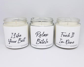 Vela con insulto gracioso de 113 g (4 oz) ︱ Regalo de humor para adultos