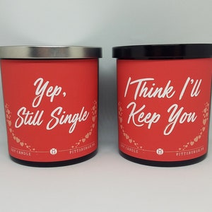 9oz. Valentine&#39;s Day Candle︱Funny Scented Soy Candle | Gifts for Him, Gifts for Her, Valentine&#39;s Day Gifts, V-Day, Valentine&#39;s Candle