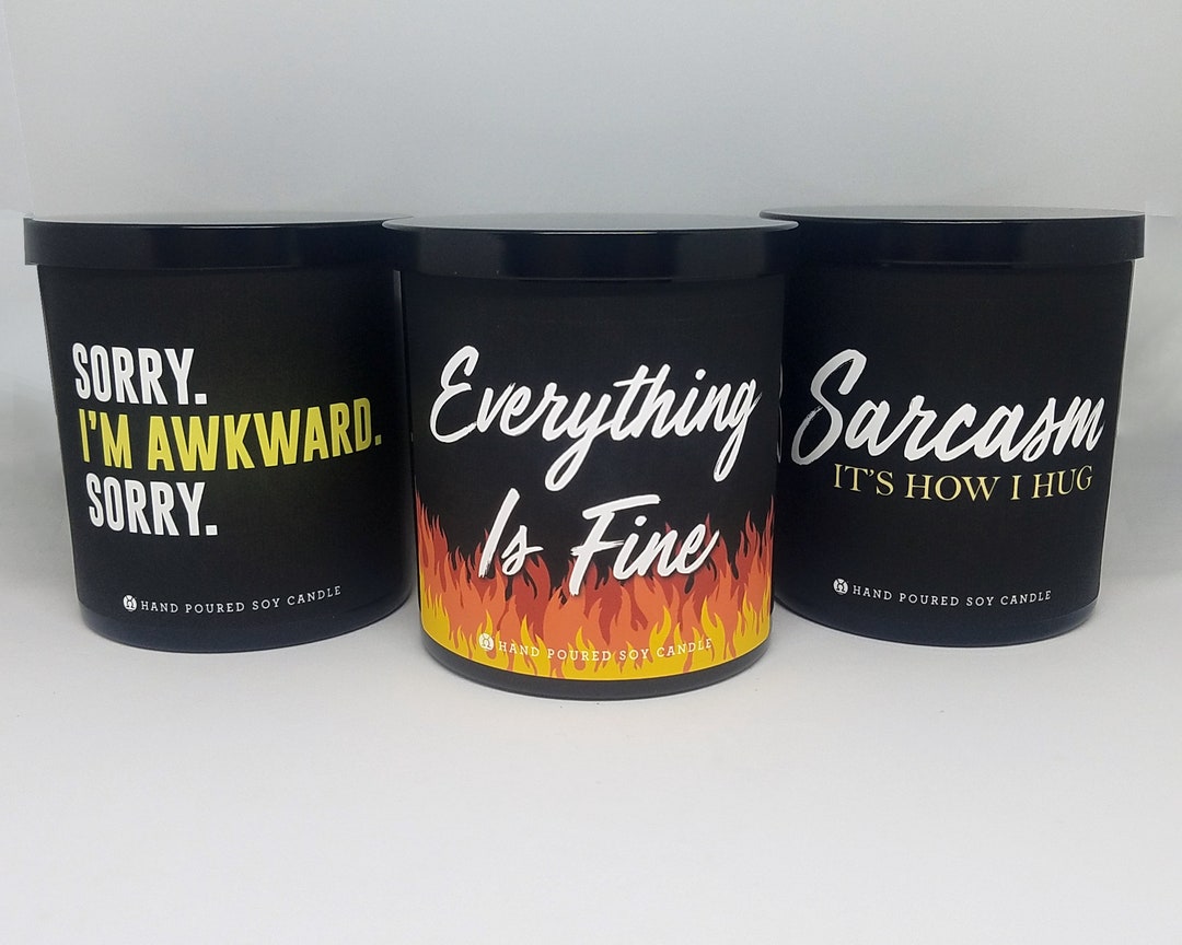 9oz. Funny Candlesoy Candle Sarcasm, Joke, Quotes, Sayingssoy Candle