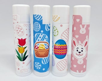 Easter Lip Balms | Easter Gifts | Mix & Match | Party Favors, Easter Basket, Stuffers, Gift Ideas, Chapstick