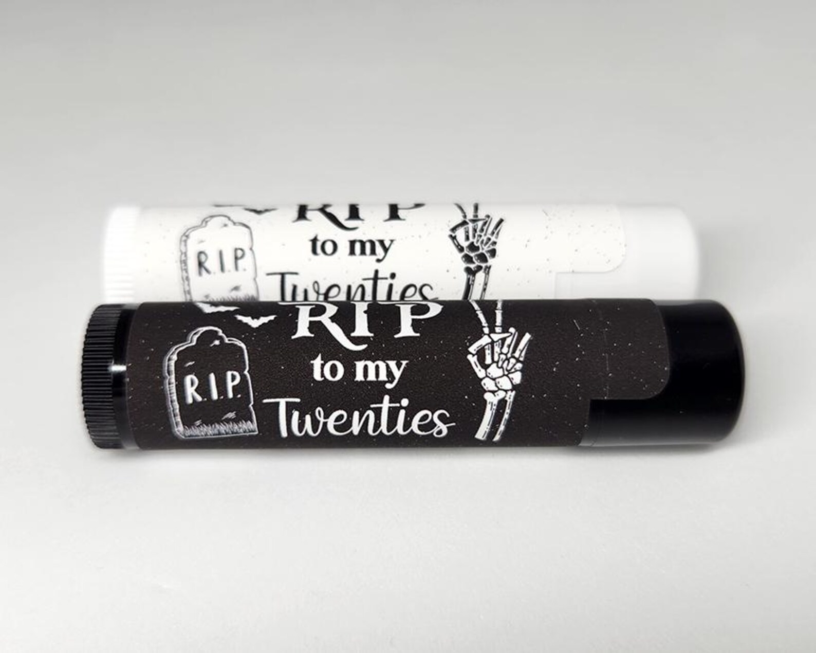 RIP 20s Birthday Lip Balm | Funny Milestone Party Favor, 30th 40th 50th ...