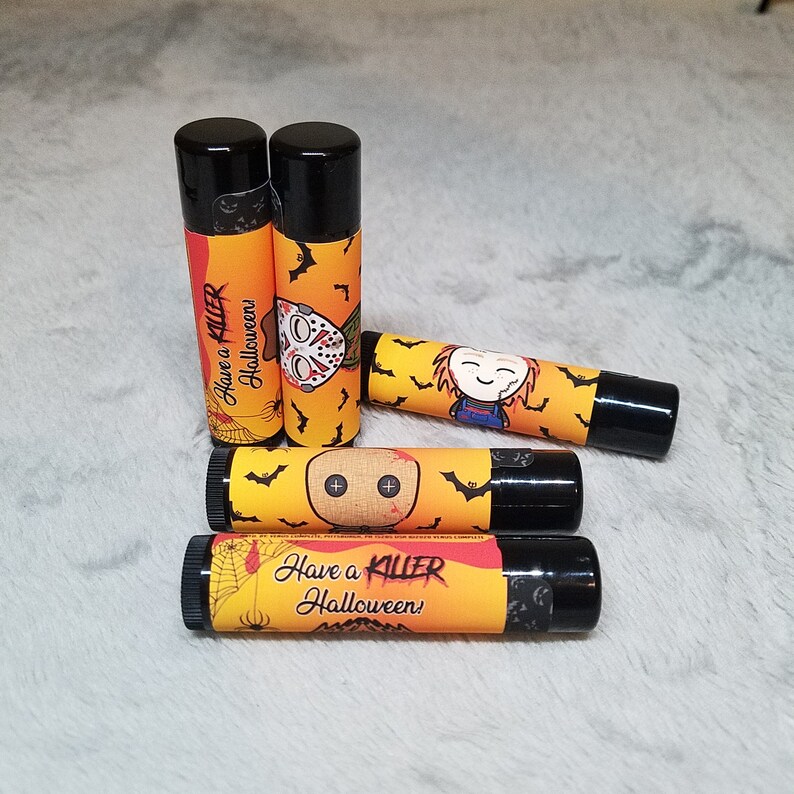 Halloween Lip Balms Horror Scary Movie Mix &amp; Match | Etsy