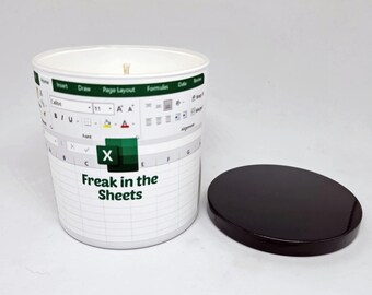 Freak in the Sheets Candle – Funny Excel/Coworker Gift