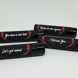 Funny Valentine&#39;s Day Lip Balm | Happy Valentine&#39;s Day | Lip Balm | Gifts for Her, Gifts for Him, V-day, V-Day Gift, Valentine&#39;s Day Gift