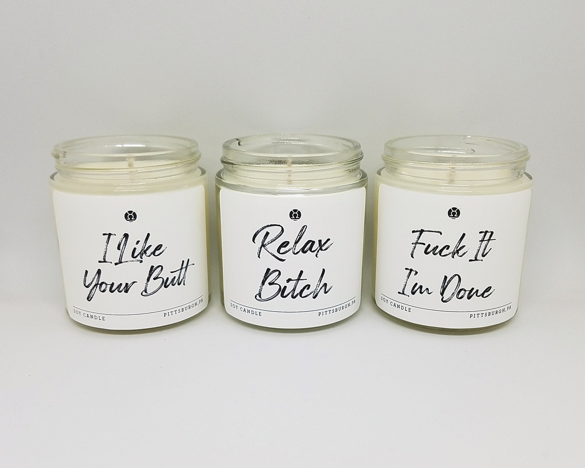 3.5oz. Funny Insult Candlesoy Candles Sarcasm Joke Etsy Canada