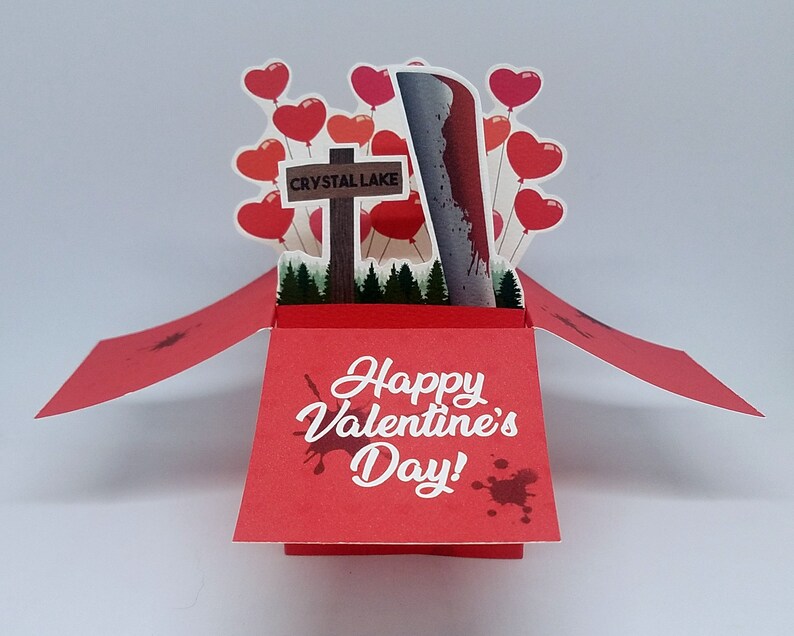 Valentine's Day Horror Pop-Up Greeting Card  image 2