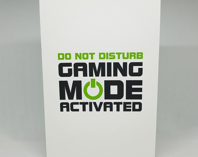 Gamer Card | Greeting Card, Video Games | Gaming Gift, Gifts for Her, Gifts for Him, Gift ideas
