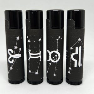 Zodiac Lip Balm – Astrology Party Favor or Thank You Gift