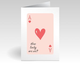 Ace of Hearts Card | Funny Valentine's Day Greeting Card