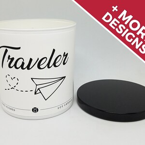9oz. Hiking Candle︱Outdoors Candle | Adventure, Explore, Hike︱Soy Candle | Black Scented Candle | Hand-crafted, Homemade