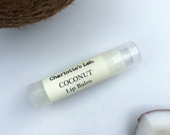 Coconut Lip Balm Chapstick natural lip | Vegan lip balm | Charlotte's Lab Australia