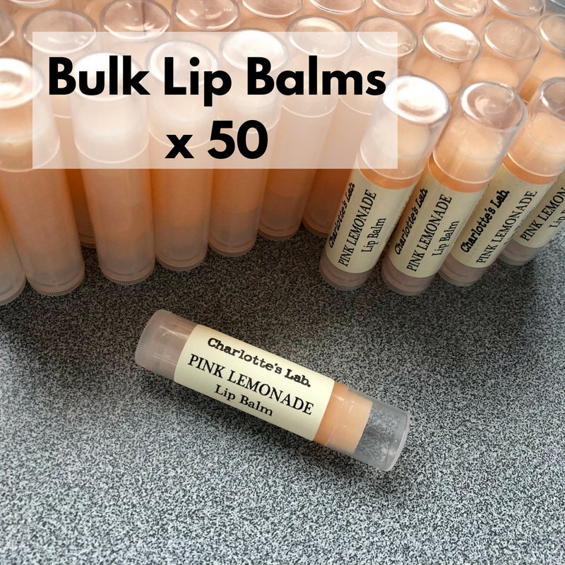 50 Bulk Lip Balms: Natural, Vegan, Cruelty-Free - Made in Australia