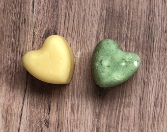Vegan Shampoo and Conditioner Bar Set: Orange Peppermint Scent (Sample Size)
