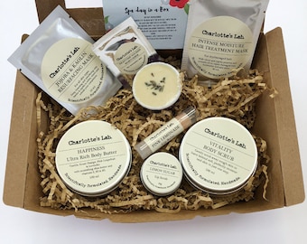 Spa day in a box gift pack | care package gift for her | spa gift set | quarantine birthday