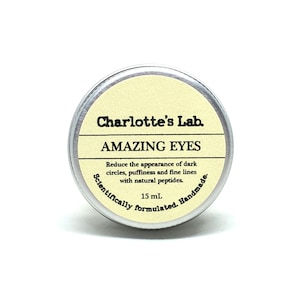Natural Vegan Eye Cream: Niacinamide, Peptides, Green Tea - 15ml