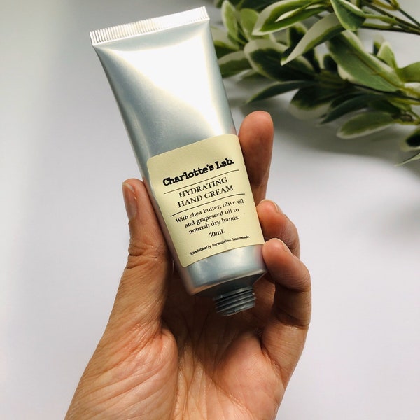 Hydrating Hand Cream | Vegan Hand Cream for dry hands with Shea butter | Natural Hand Cream | Charlotte's Lab | made in Australia