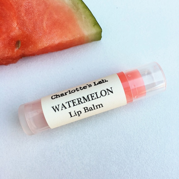 brugervejledning svamp stål Natural Lip Balm Watermelon Vegan Lip Balm Chapstick | Etsy