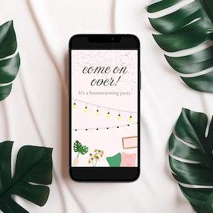 Animated Housewarming video Invitation, Editable Template for New Home Party, Instant Download, Canva Digital Invite