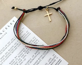 Salvation Bracelet, Christmas gift, Stocking stuffer, daughter gift, Christmas gift for her, Christian Jewelry, Religious Gift, Bible verse