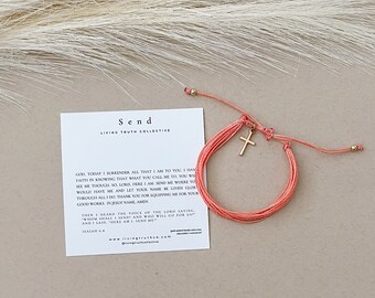 SEND Bracelet, Christmas gift, Stocking stuffer, daughter gift, Christmas gift for her, Christian Jewelry, Religious Gift, Bible verse gift